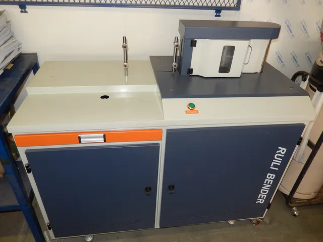 Channel-letter bending machine in the Sunata workshop