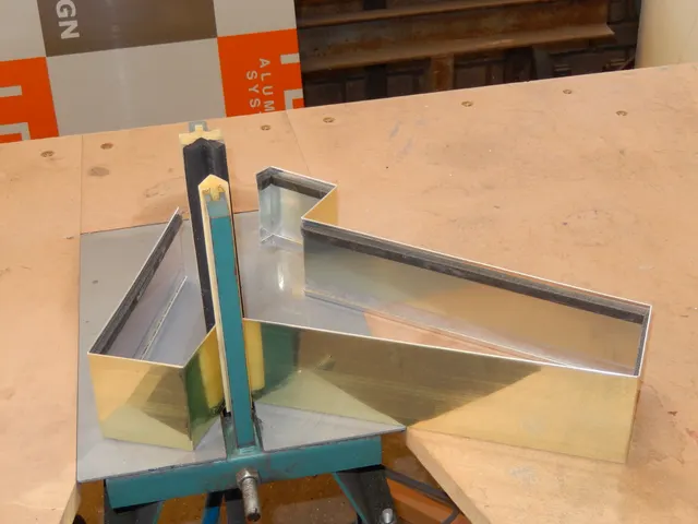 Formed channel-letter edges ready for assembly