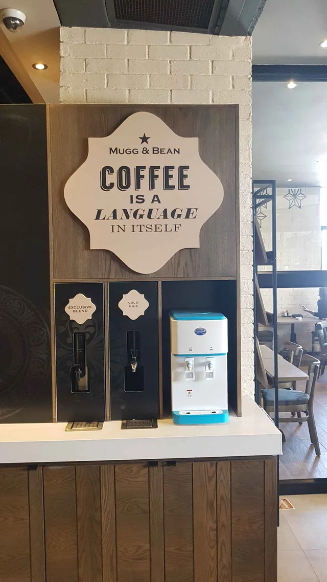 Mugg & Bean — interior signage, photograph 3
