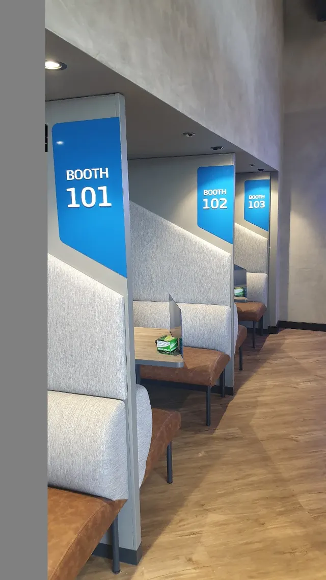Branded booths inside the DSTV store