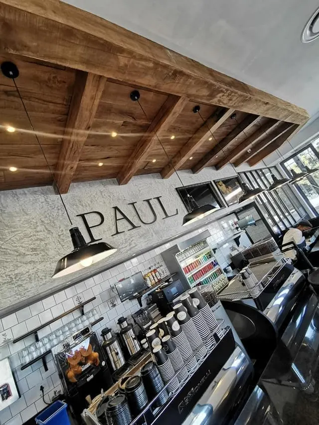 Paul Polofields interior brand lettering