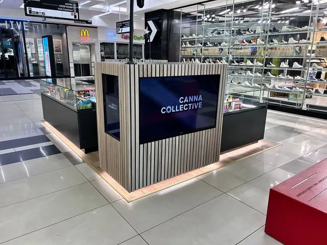 Canna Collective signage and brand details at Menlyn, view 2