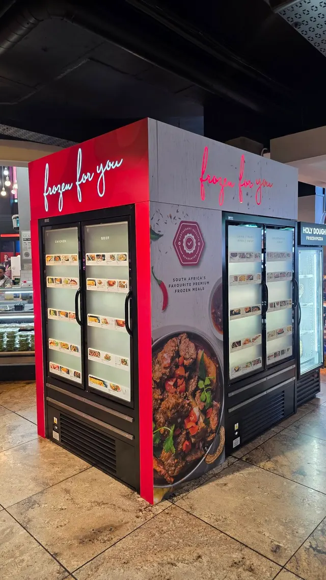 Printed Frozen for You freezer surround at Cape Quarter