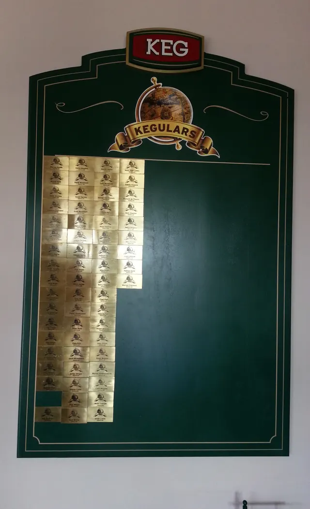 Signage: KEG Pub and Grill