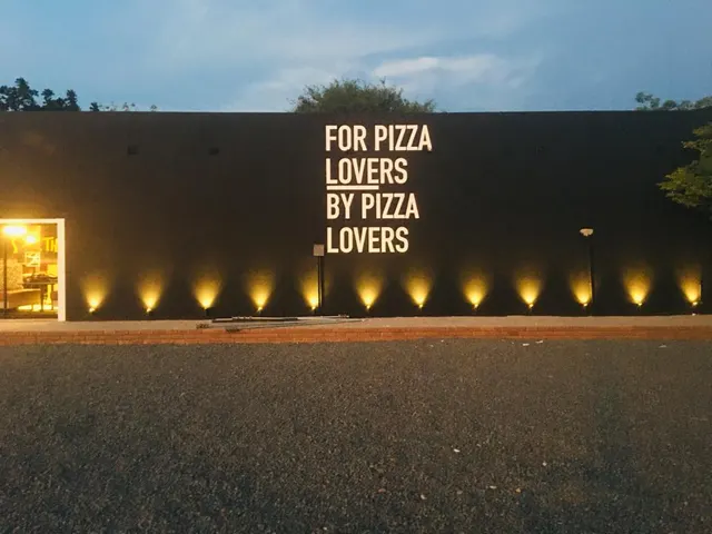 Illuminated For Pizza Lovers lettering