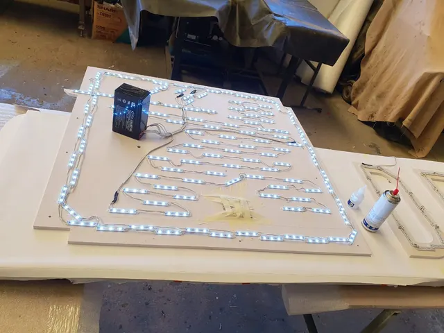 Innovating LED design — detail signage, photograph 1